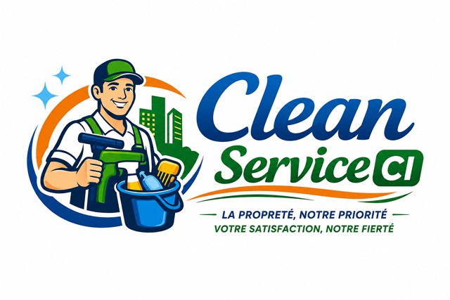 Logo officiel de Clean Service CI